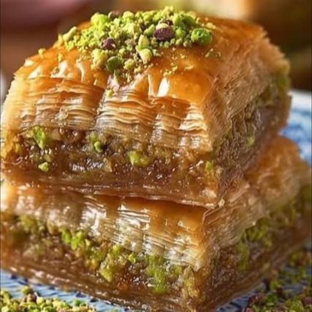 Pistachio Baklava.