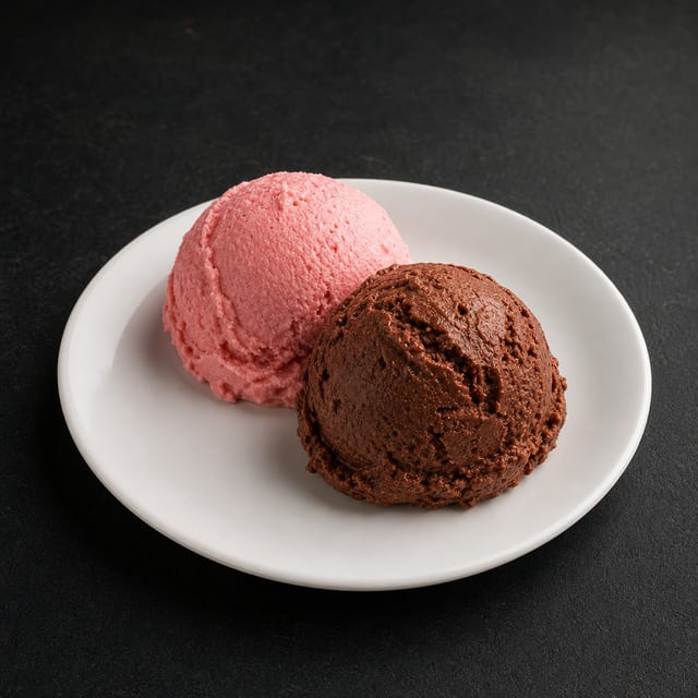 Made Right Here at Pizzaluté! 2 Scoops.