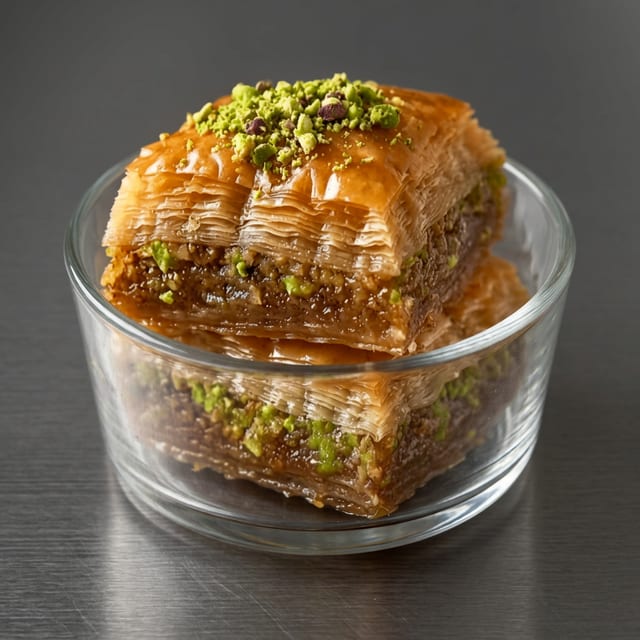 Pistachio Baklava.