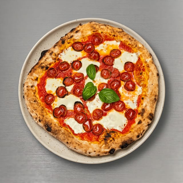 3. Diavola Pizza (Italian Pepperoni).